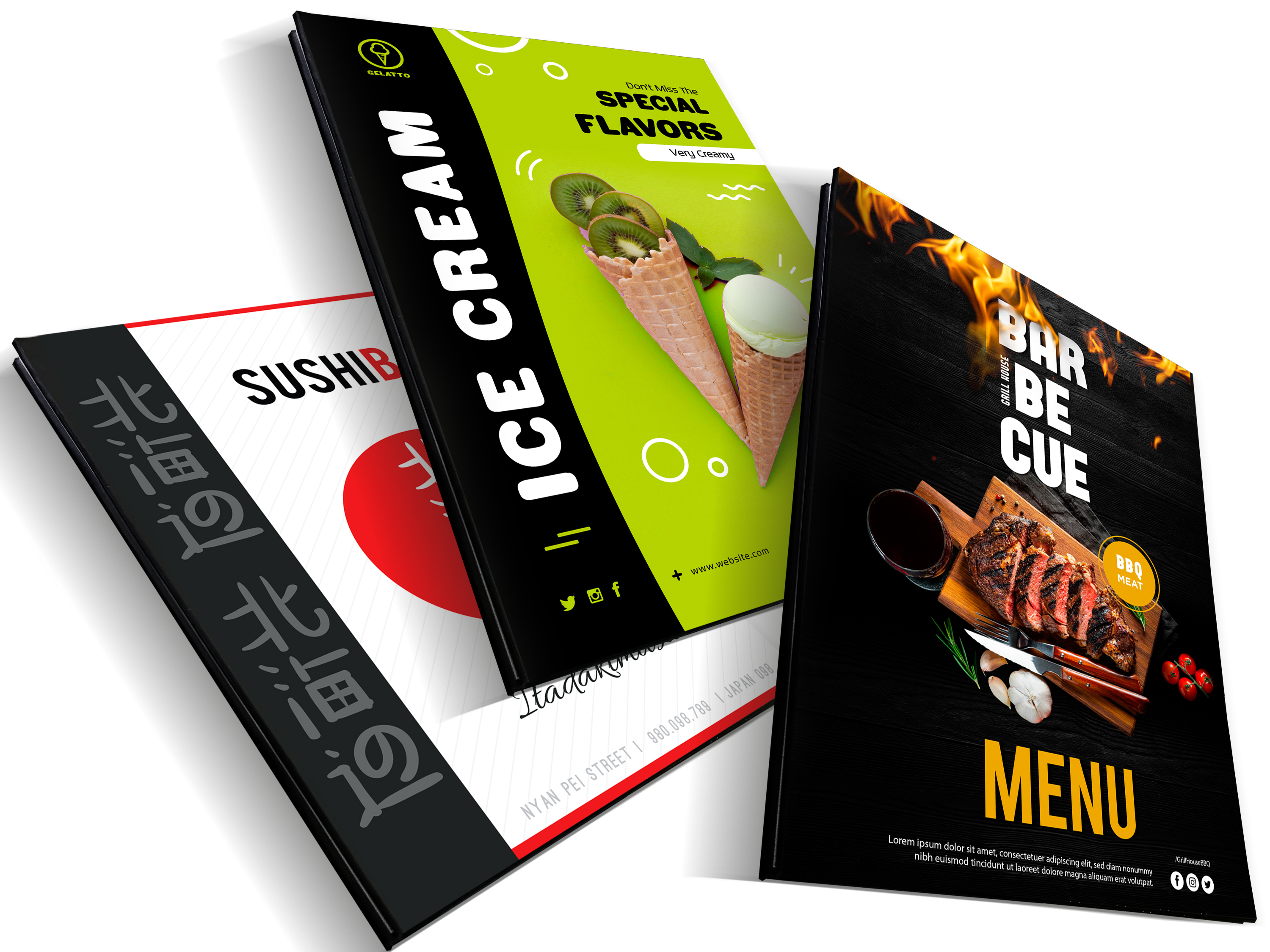 Restaurant Menu Printing (Screw Bind)