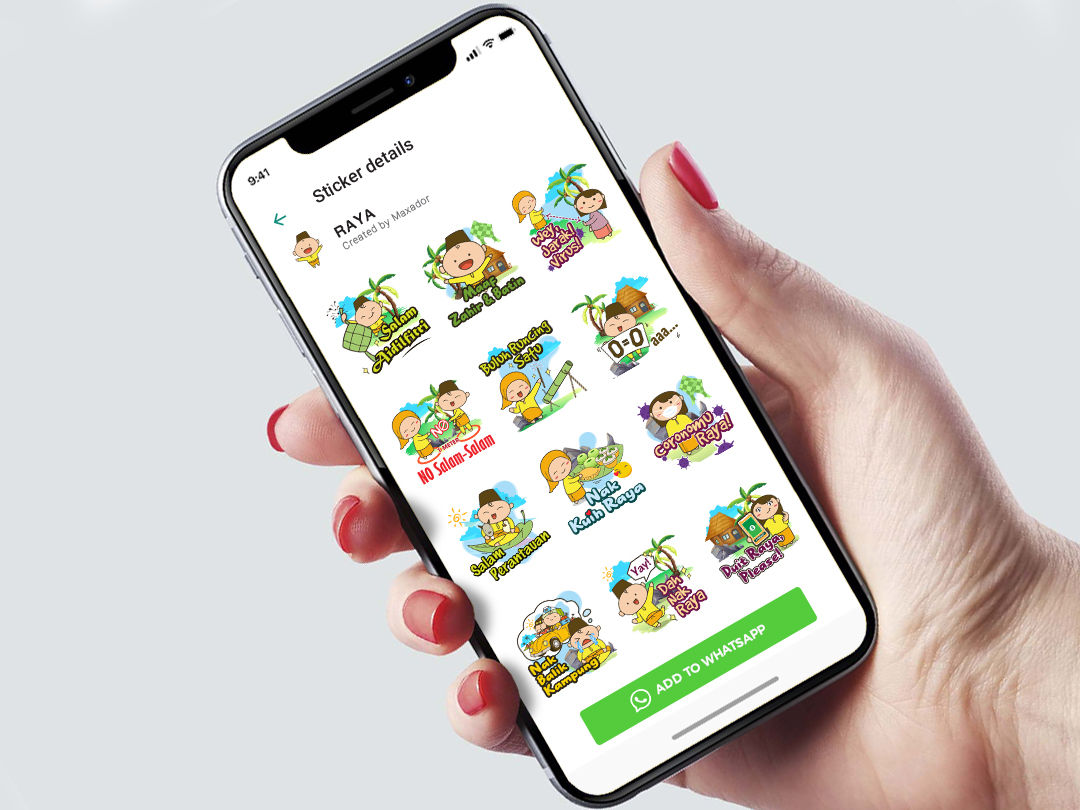 WhatsApp Stickers for Specific Occasion - Hari Raya, CNY & etc
