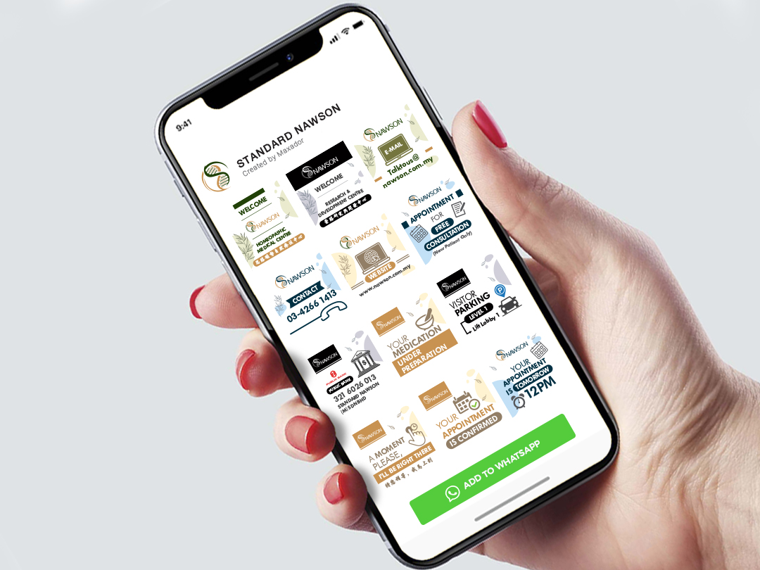 Customized WhastApp Stickers for Company Sample 4