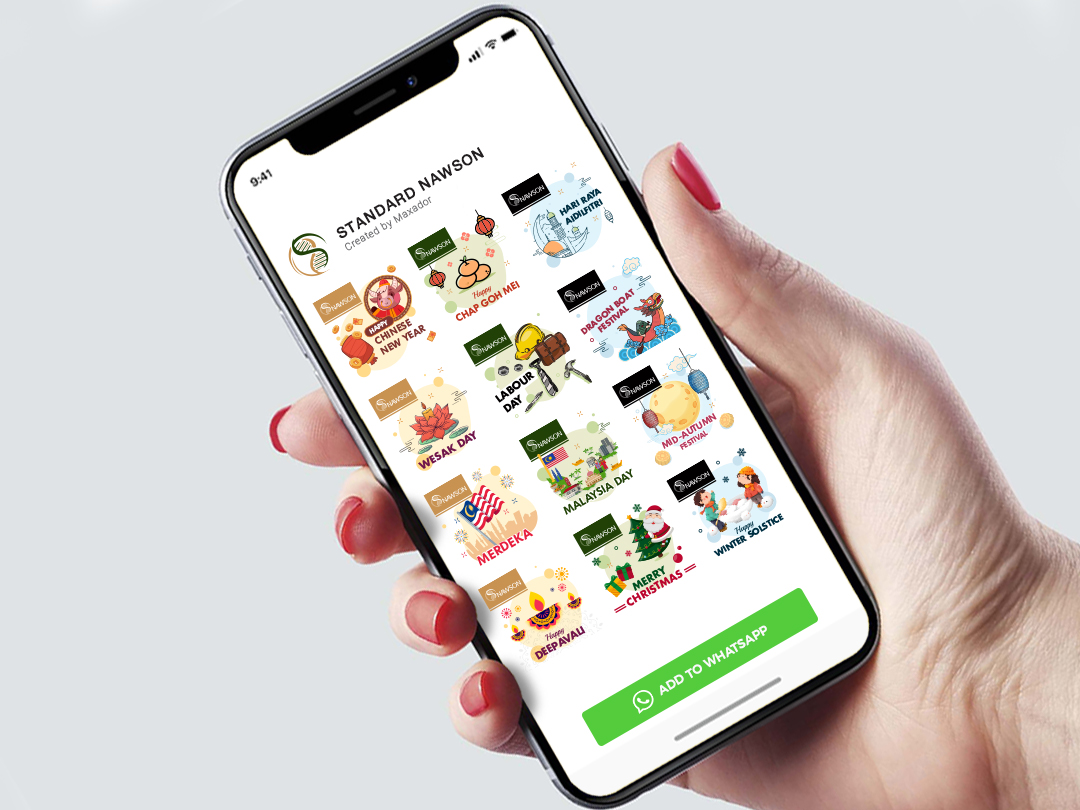 WhatsApp Sticker for Annual Malaysia Holidays